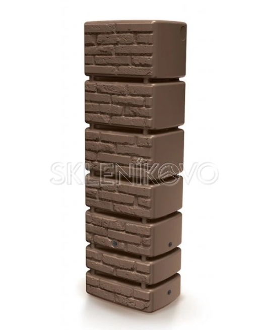 Sud na dažďovú vodu TOWER BRICK rustikálna tehla 350l